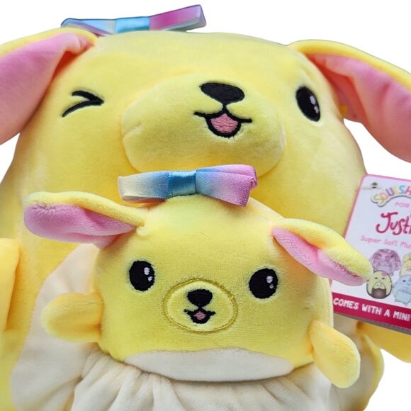 Justice Exclusive Merry The Golden Retriever Dog Mommy & Me 8.5" & 4" Plush Set - Picture 2 of 3